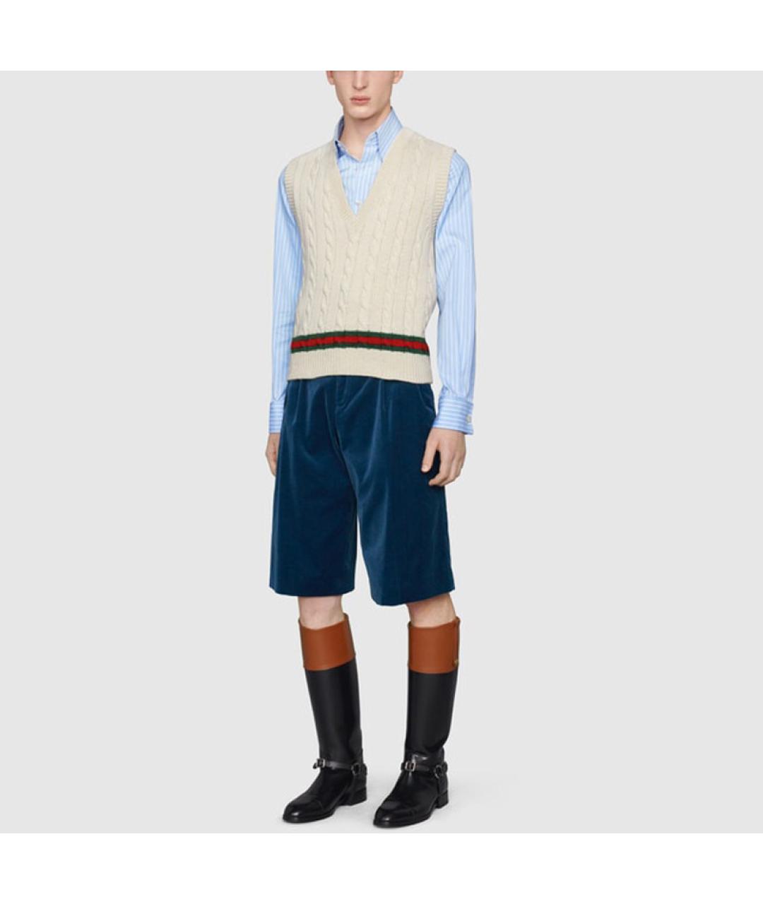 GUCCI Бежевая жилетка, фото 2