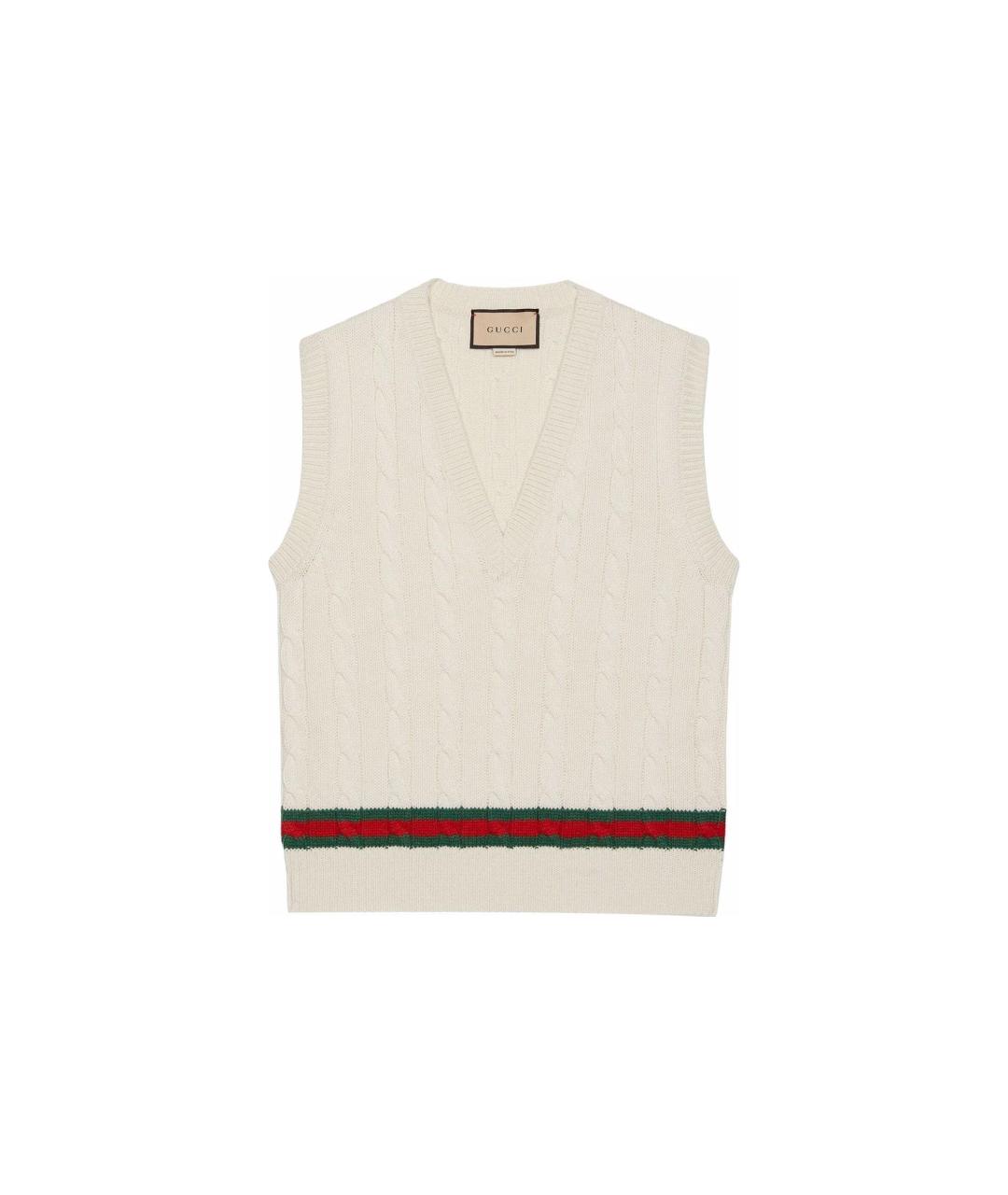 GUCCI Бежевая жилетка, фото 6