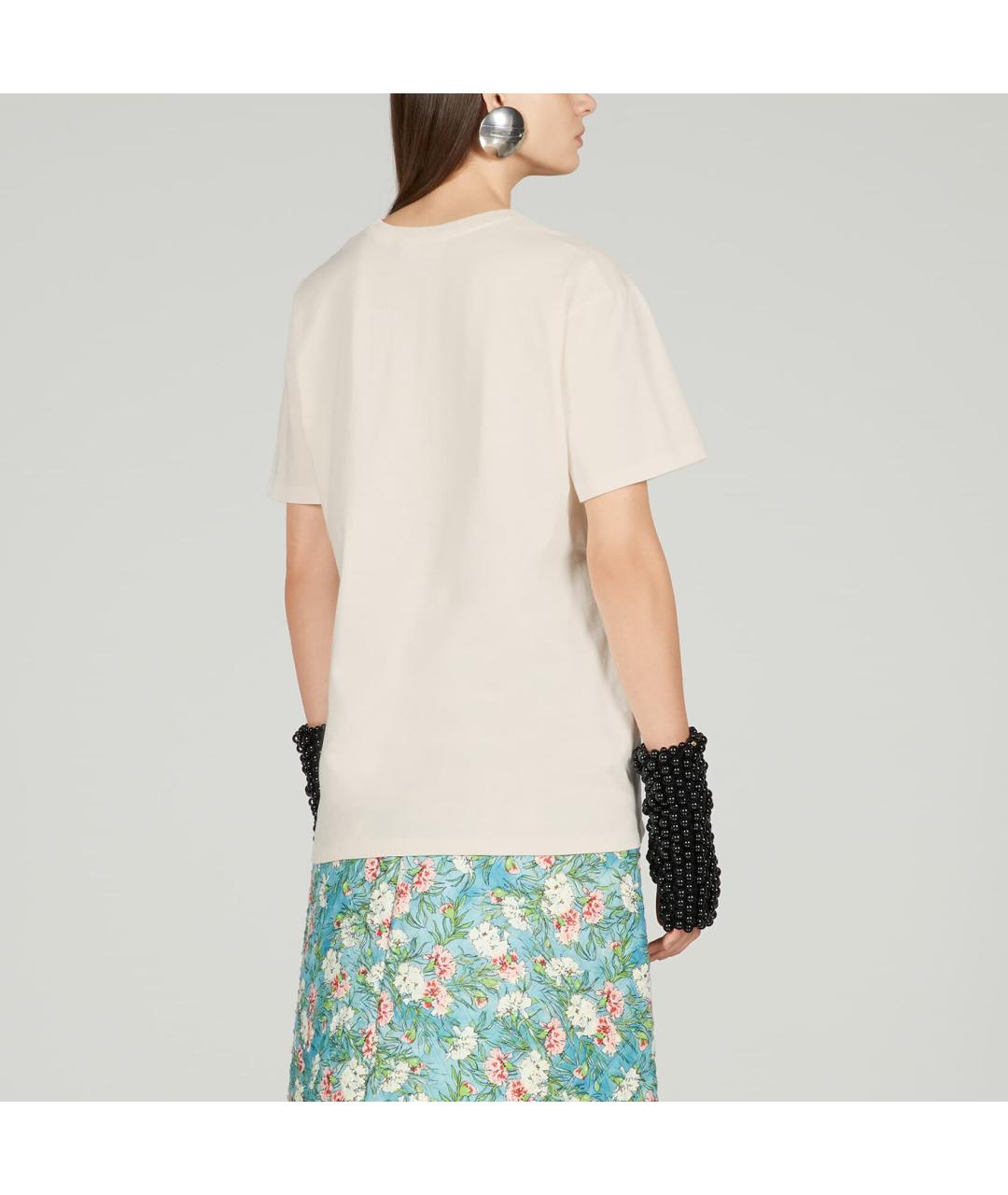 GUCCI Бежевая футболка, фото 4