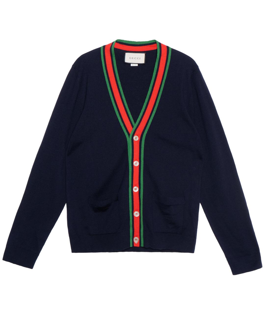 GUCCI Темно-синий кардиган, фото 1
