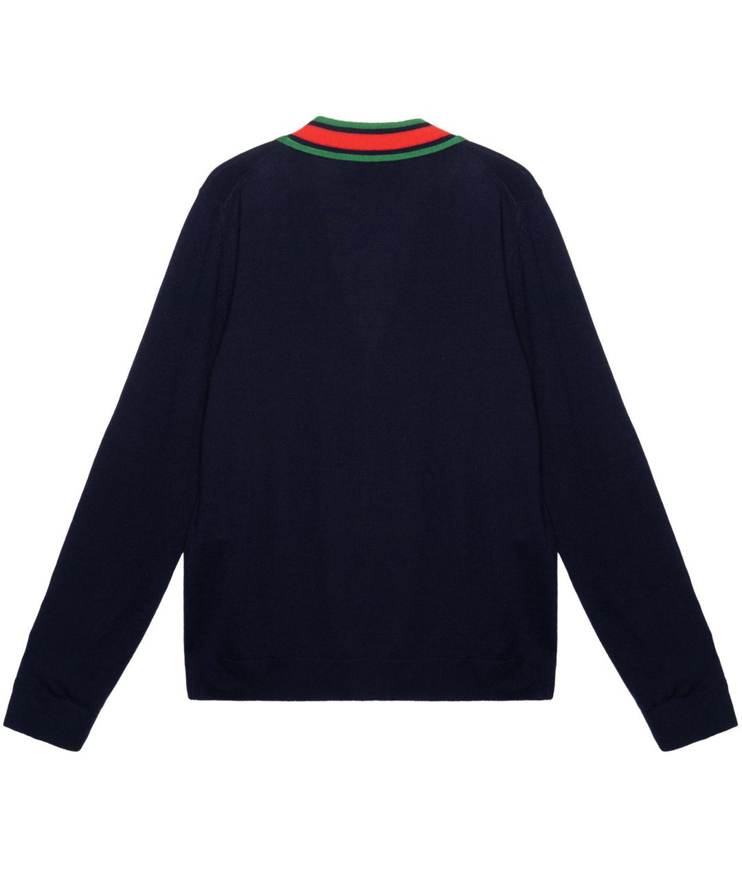 GUCCI Темно-синий кардиган, фото 2