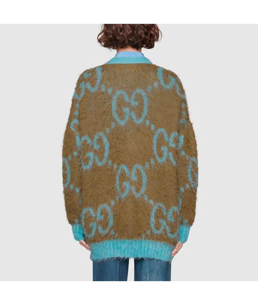 GUCCI Синий кардиган, фото 5