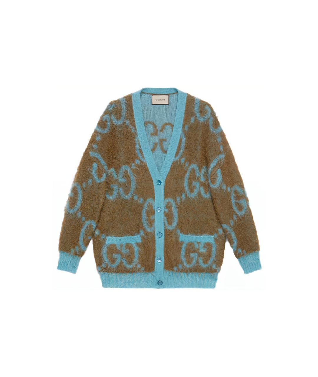 GUCCI Синий кардиган, фото 6