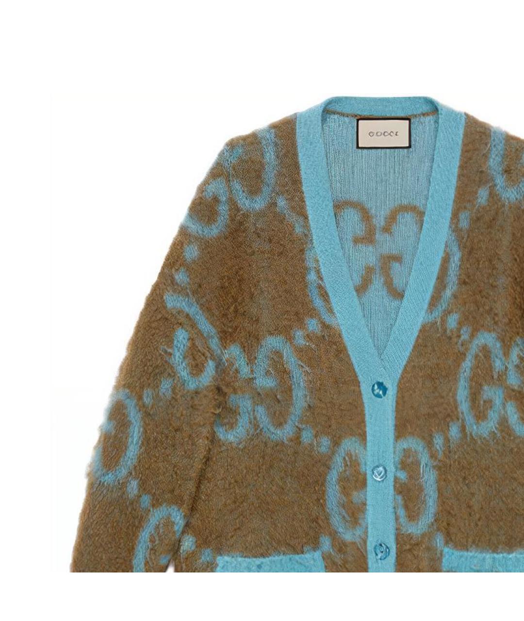 GUCCI Синий кардиган, фото 4