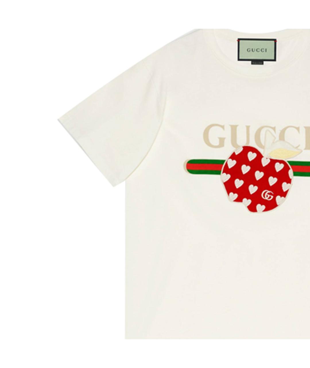 GUCCI Бежевая футболка, фото 3