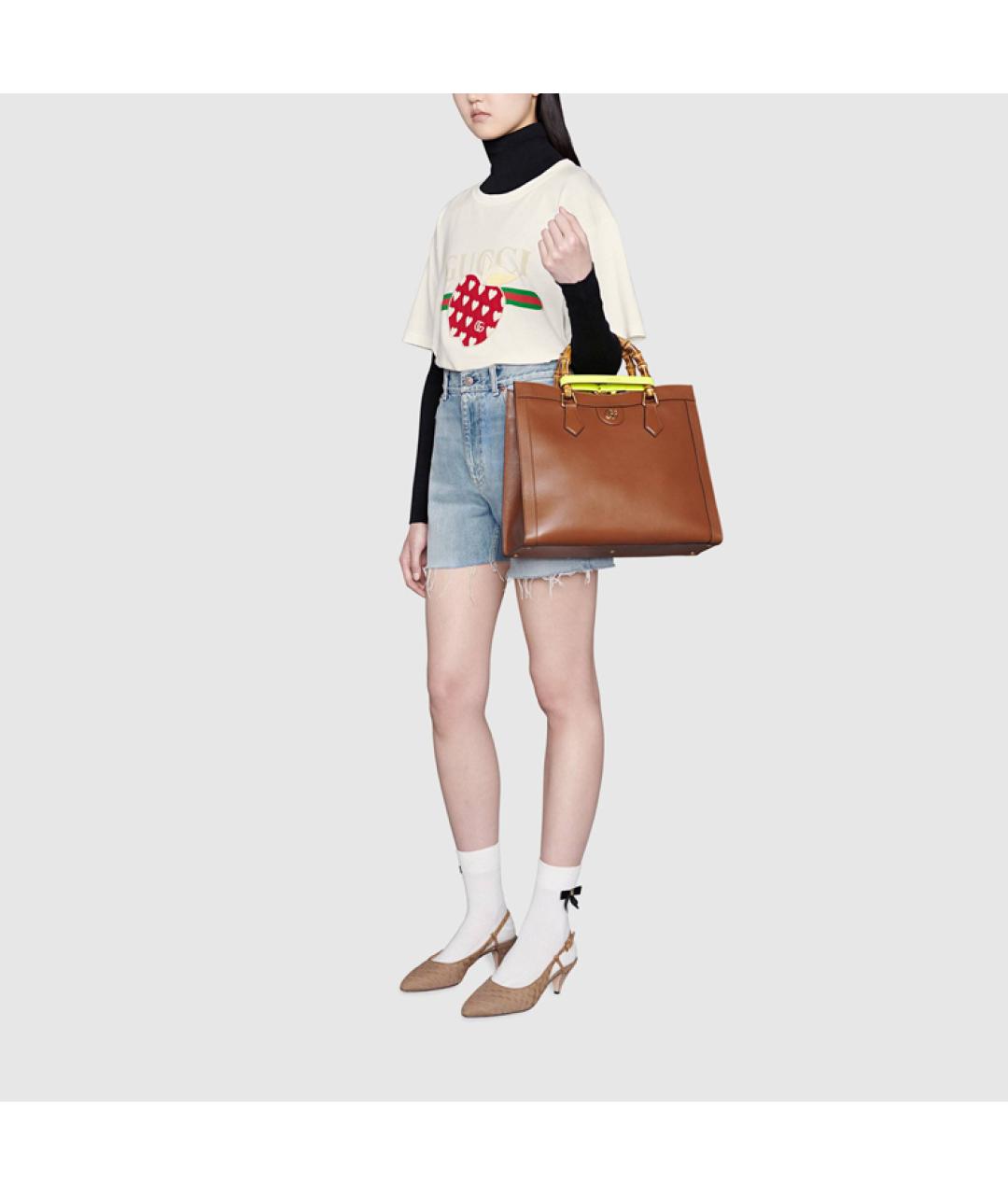 GUCCI Бежевая футболка, фото 4