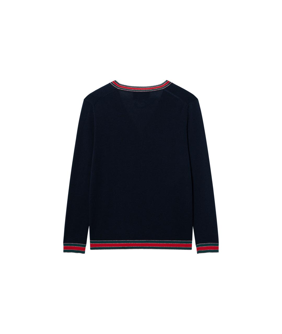 GUCCI Темно-синий кардиган, фото 2