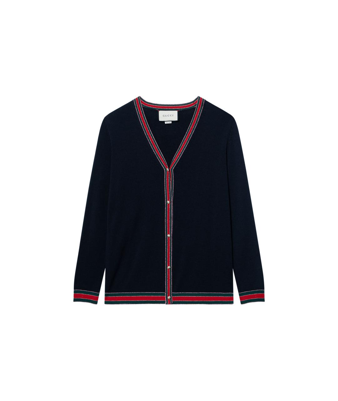 GUCCI Темно-синий кардиган, фото 1