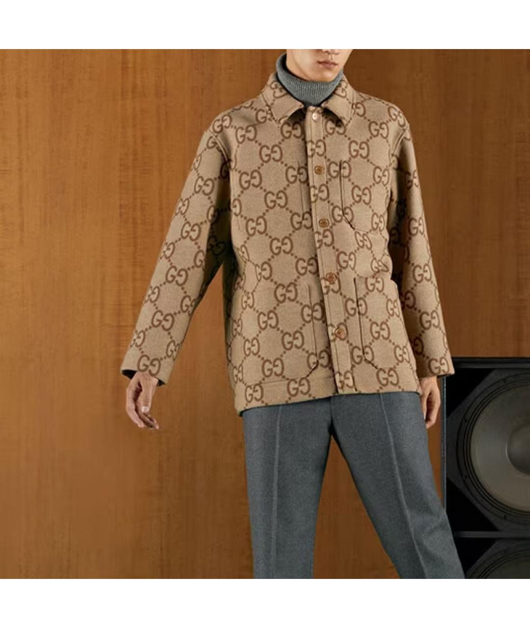 GUCCI Бежевая куртка, фото 4