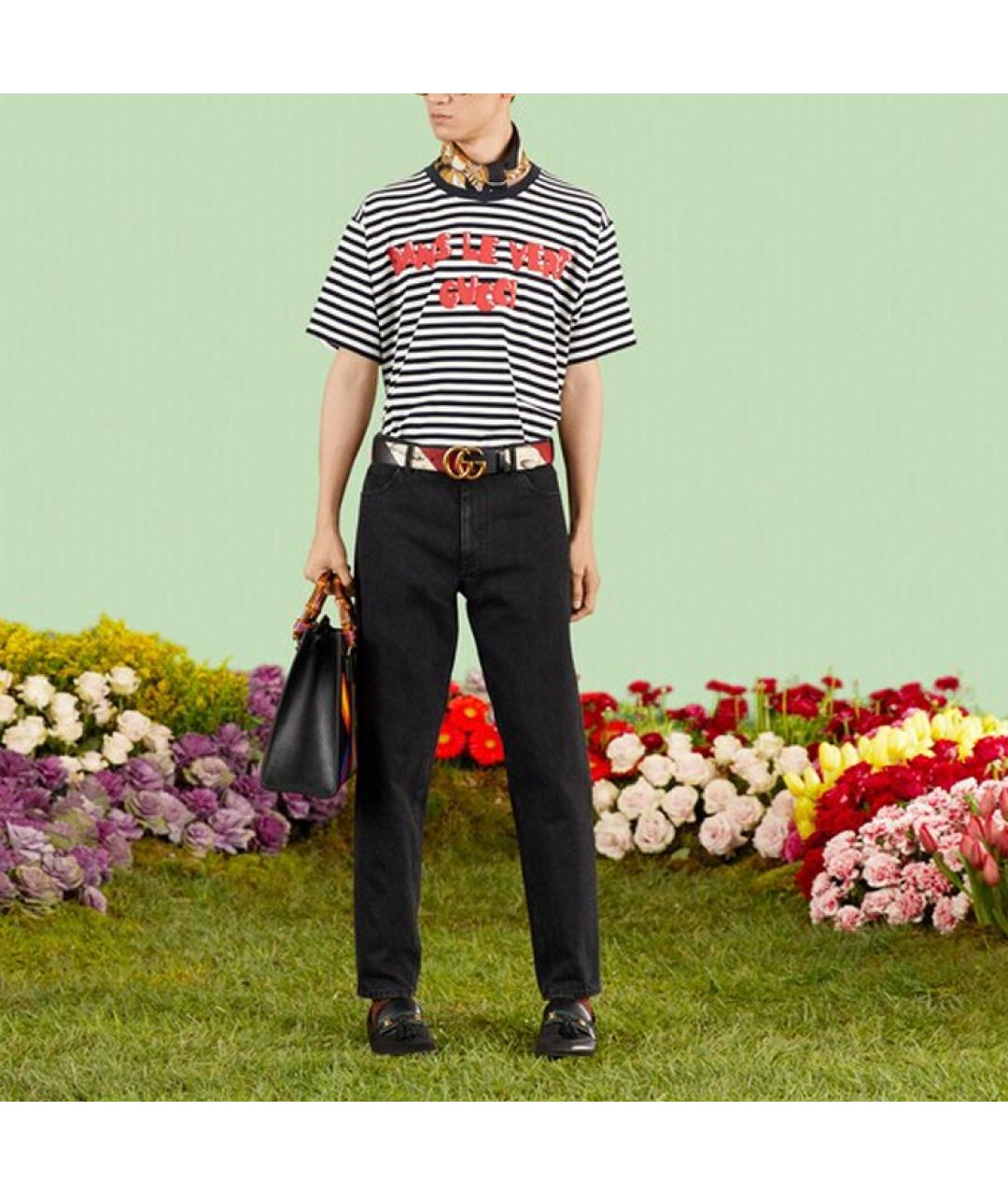 GUCCI Черная футболка, фото 2