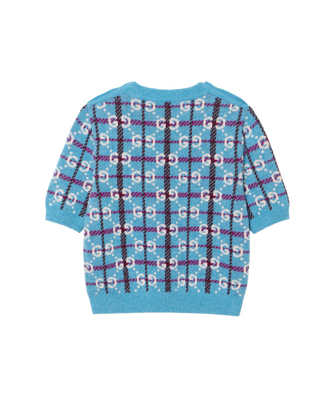 GUCCI Голубой джемпер / свитер, фото 2