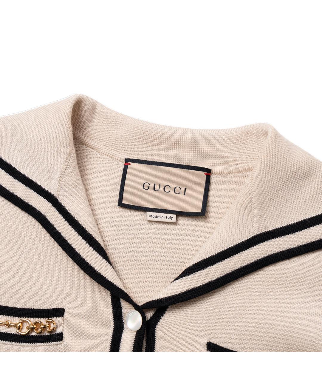GUCCI Бежевый джемпер / свитер, фото 3