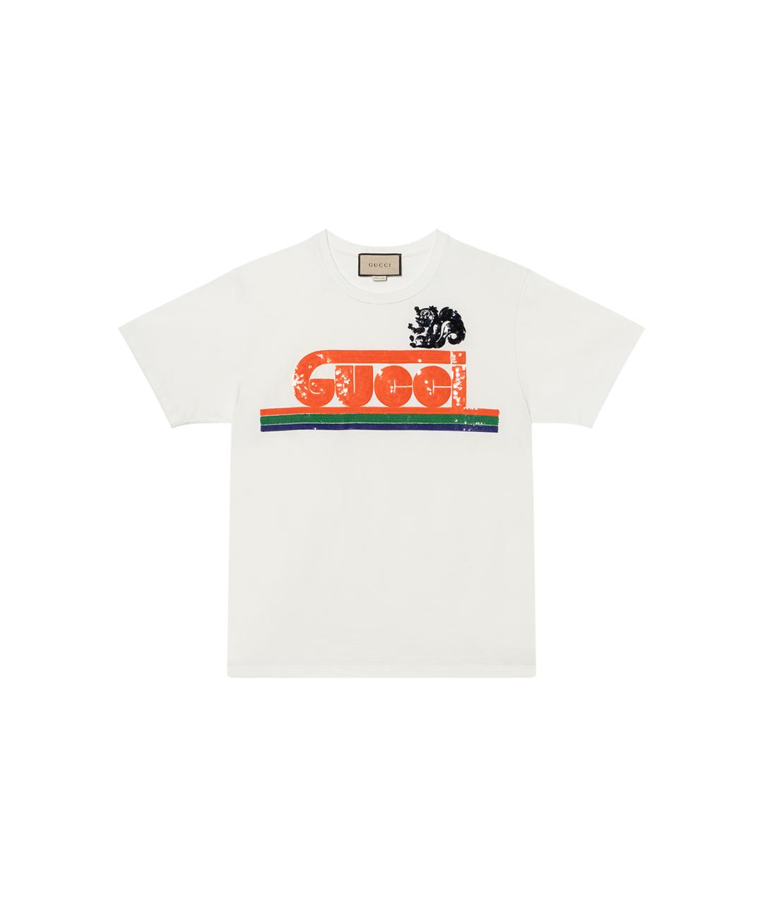 GUCCI Бежевая футболка, фото 1