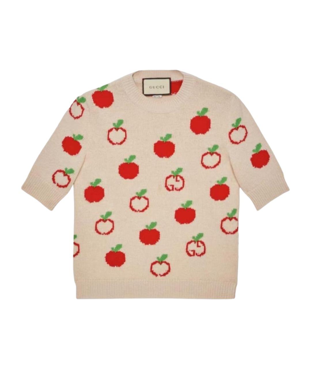 GUCCI Бежевая футболка, фото 1