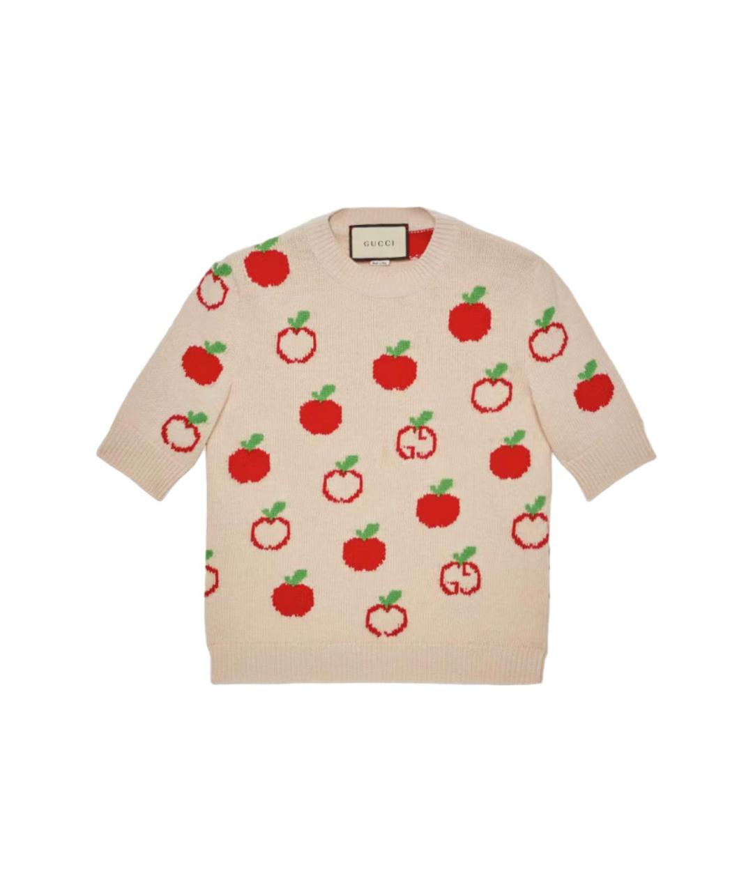 GUCCI Бежевая футболка, фото 6