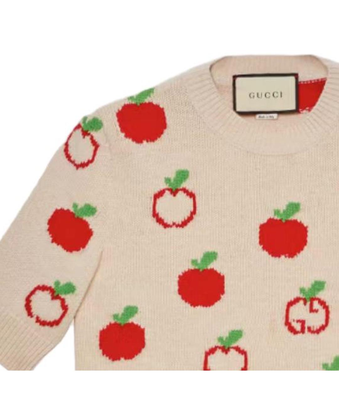 GUCCI Бежевая футболка, фото 4