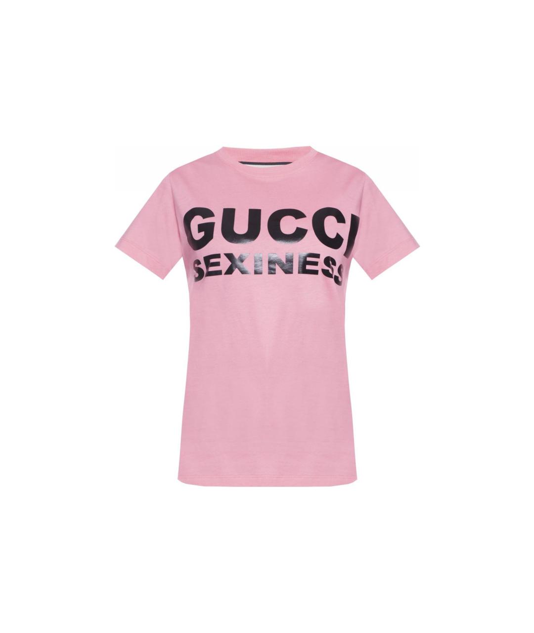 GUCCI Розовая футболка, фото 5