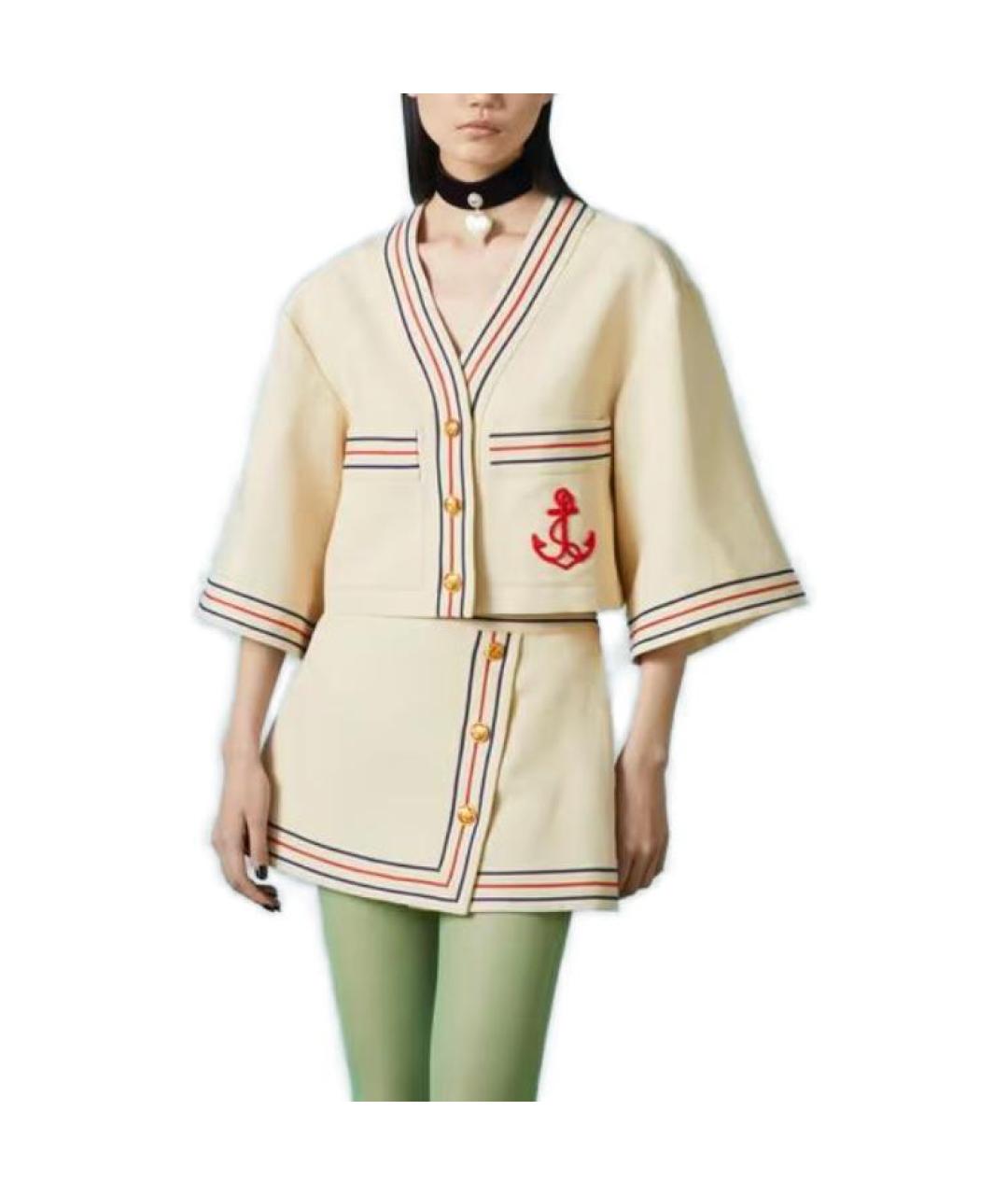 GUCCI Бежевая рубашка, фото 3