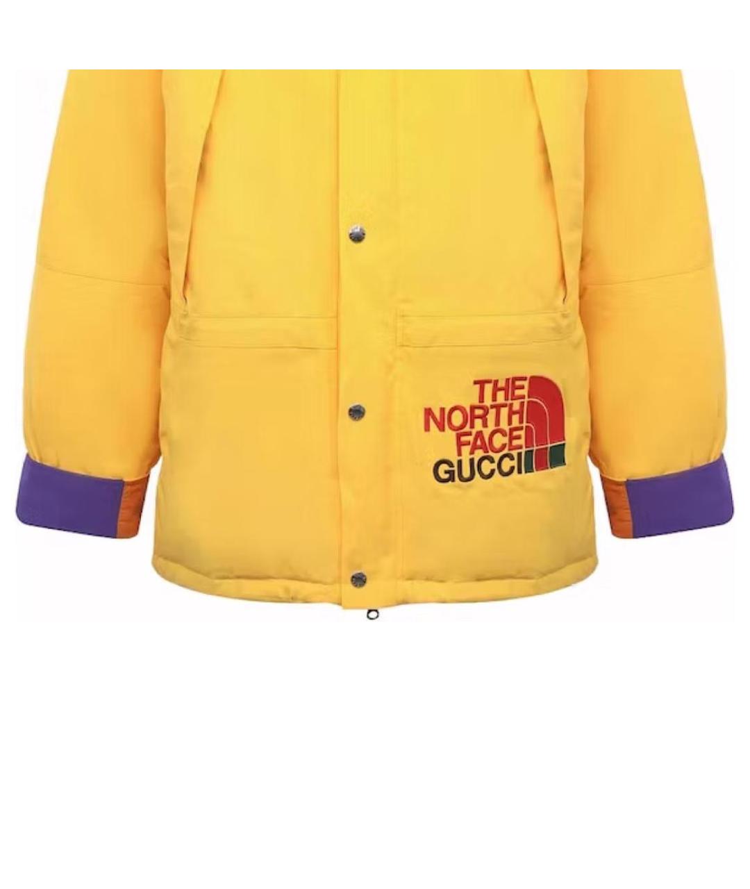 GUCCI Желтый пуховик, фото 3