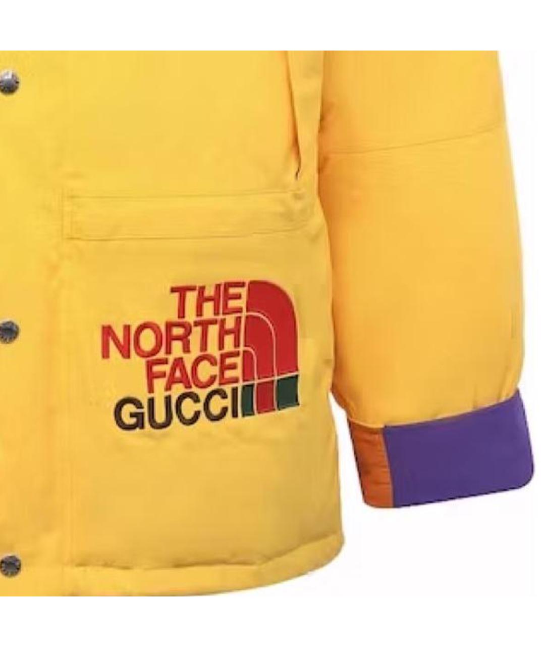GUCCI Желтый пуховик, фото 4