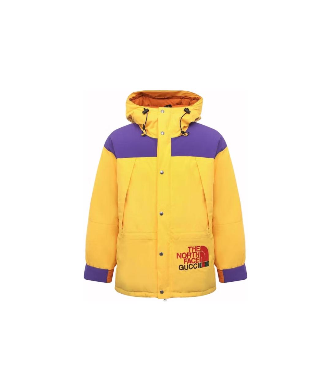 GUCCI Желтый пуховик, фото 5