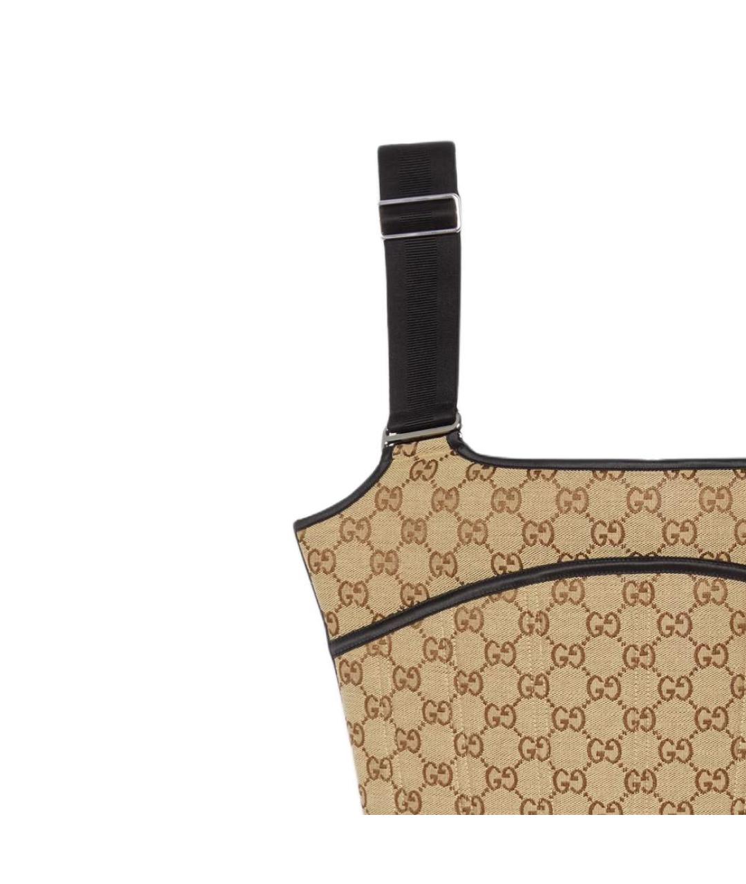GUCCI Бежевая майка, фото 5