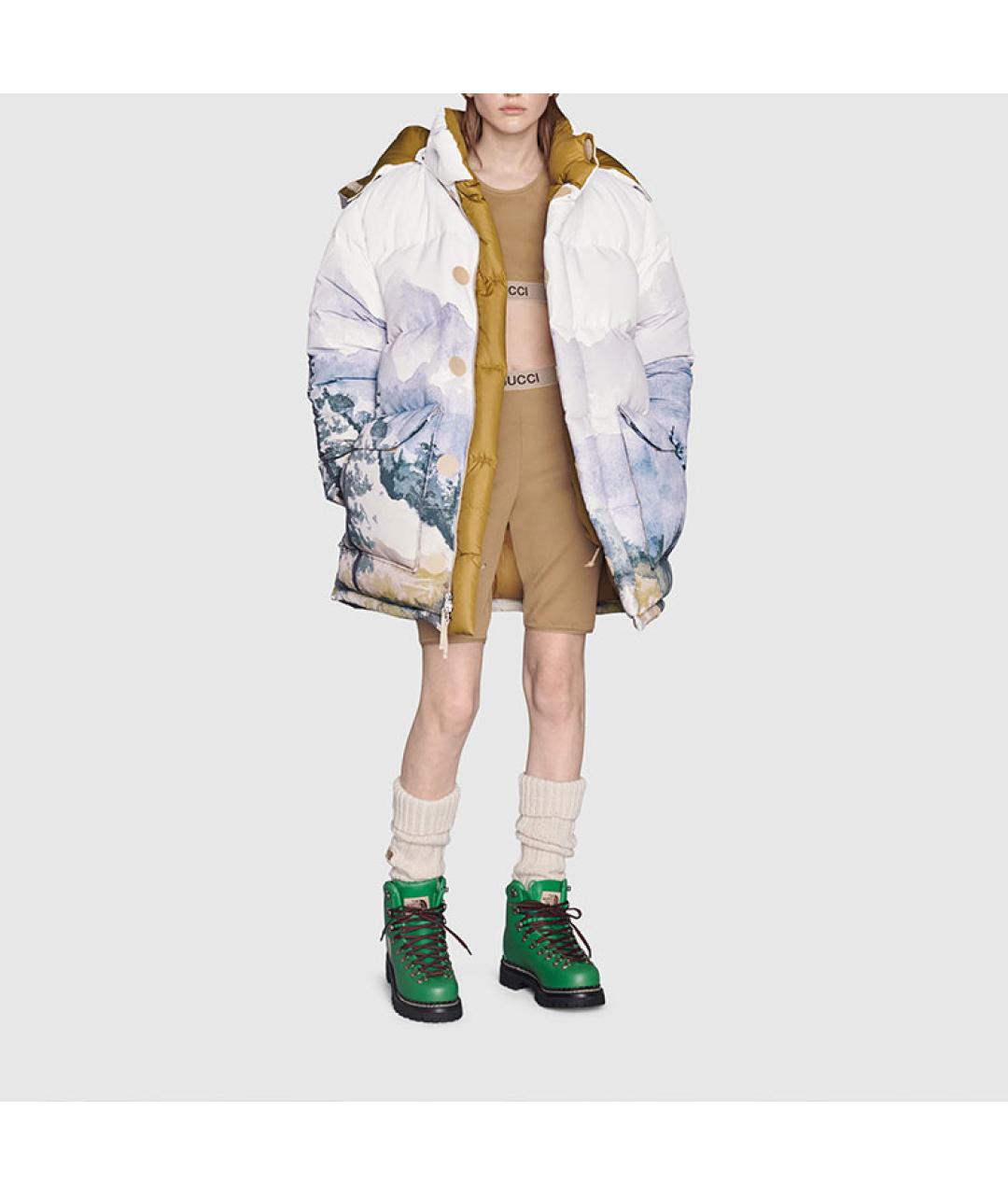 GUCCI Белый пуховик, фото 4