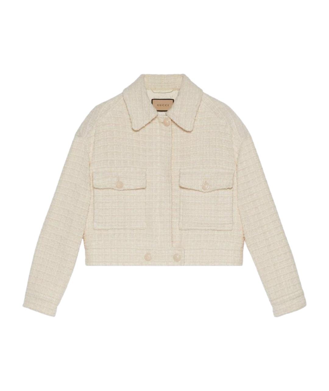 GUCCI Бежевая куртка, фото 1