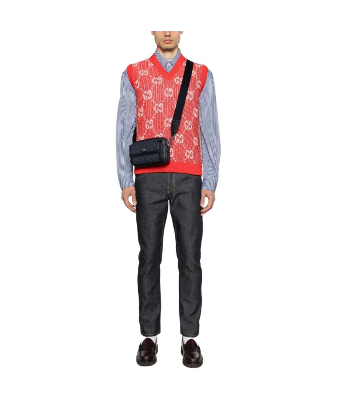 GUCCI Красная жилетка, фото 3
