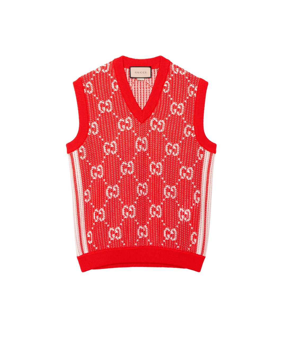 GUCCI Красная жилетка, фото 1