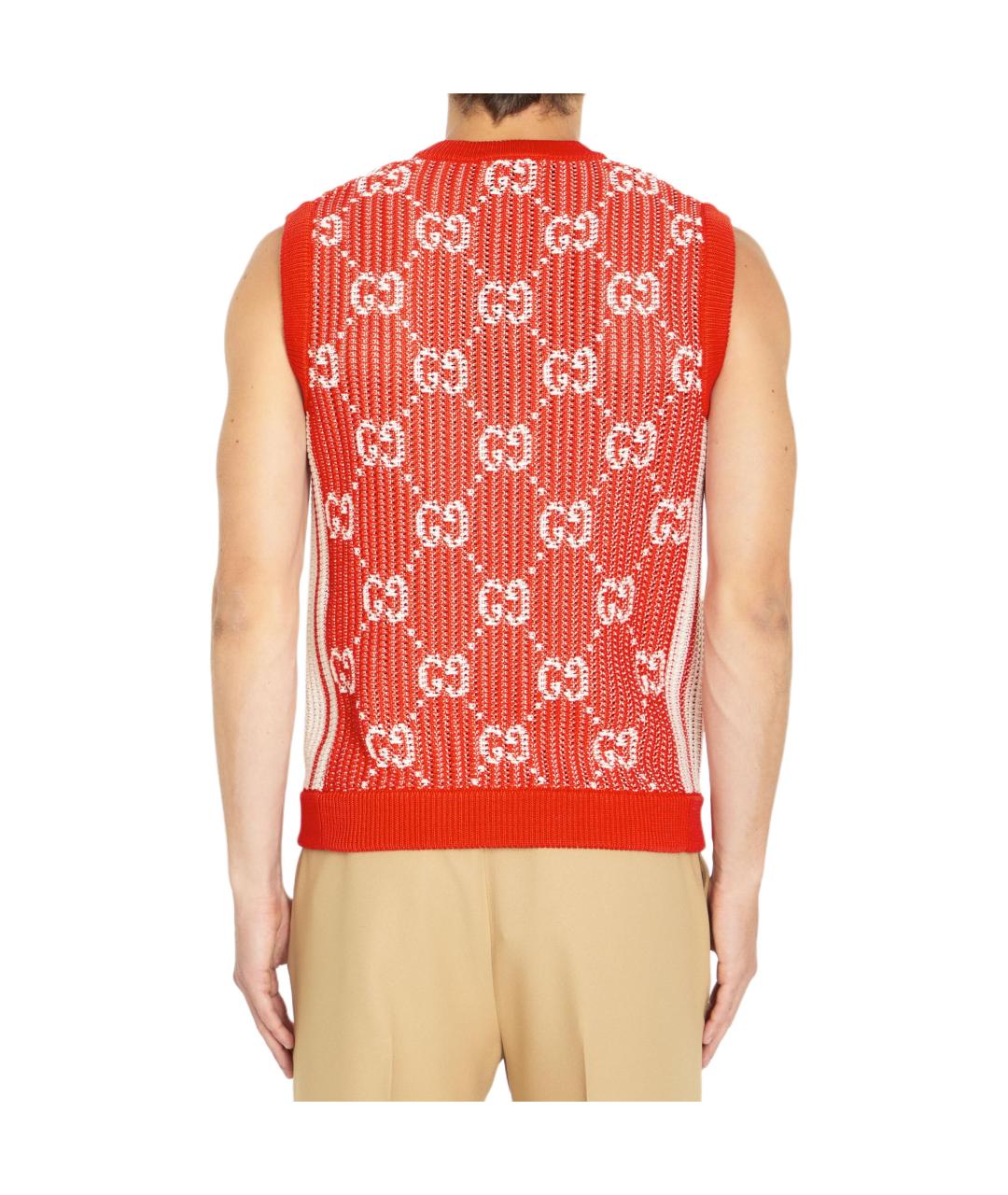 GUCCI Красная жилетка, фото 5