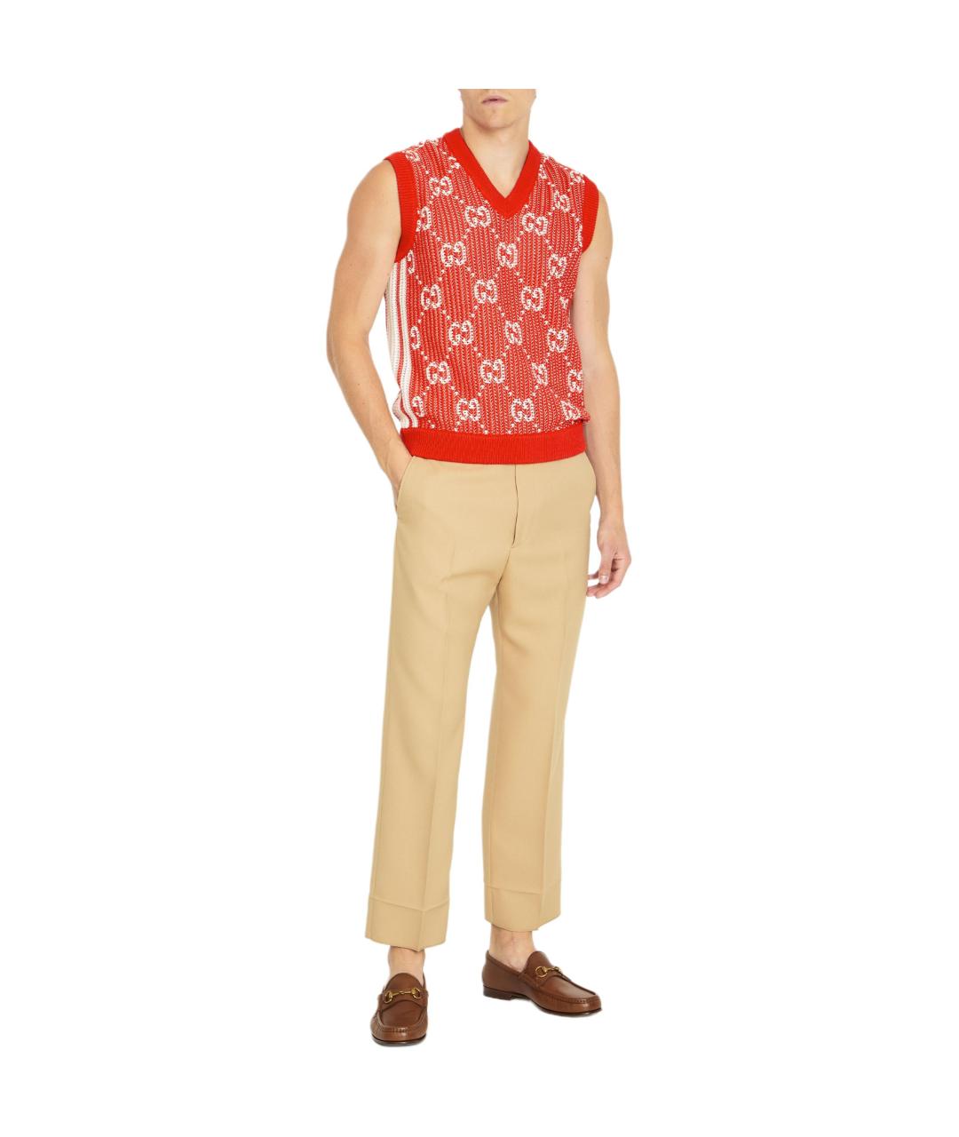 GUCCI Красная жилетка, фото 4