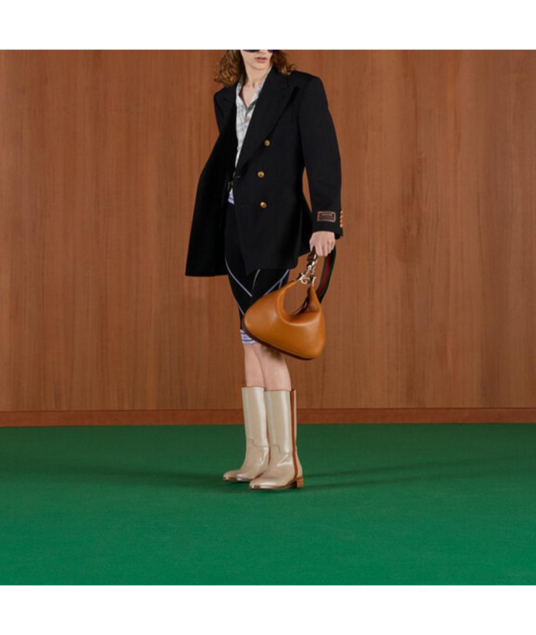 GUCCI Бежевая классическая рубашка, фото 2