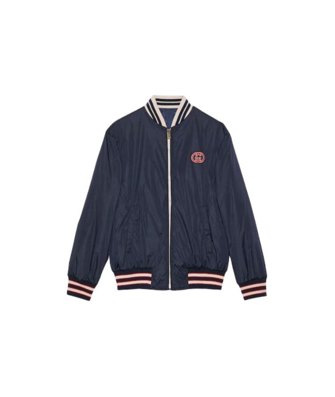 GUCCI Темно-синяя куртка, фото 3