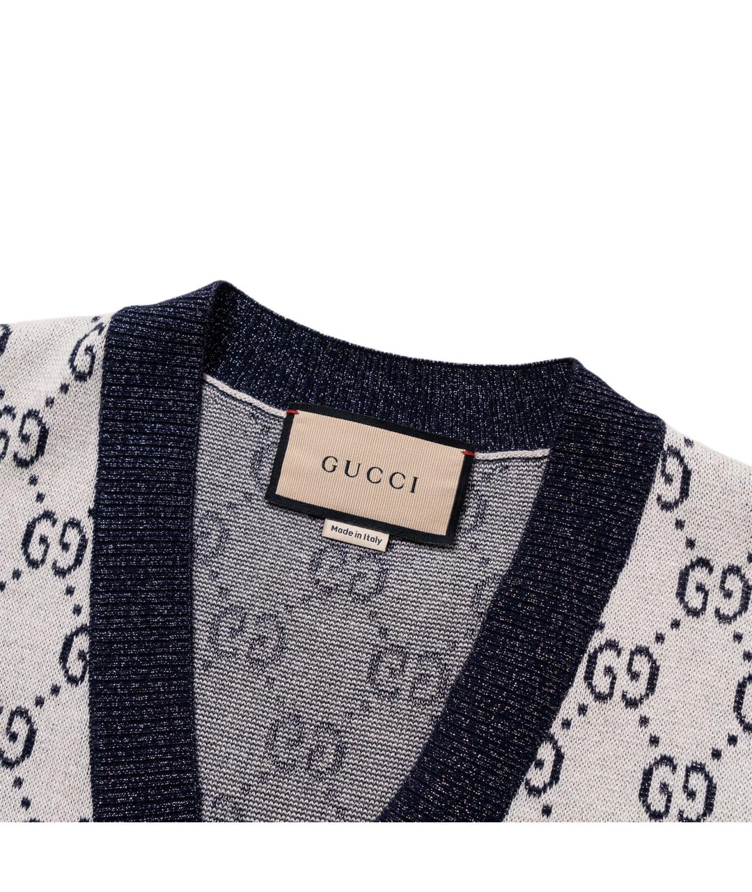 GUCCI Серый кардиган, фото 4