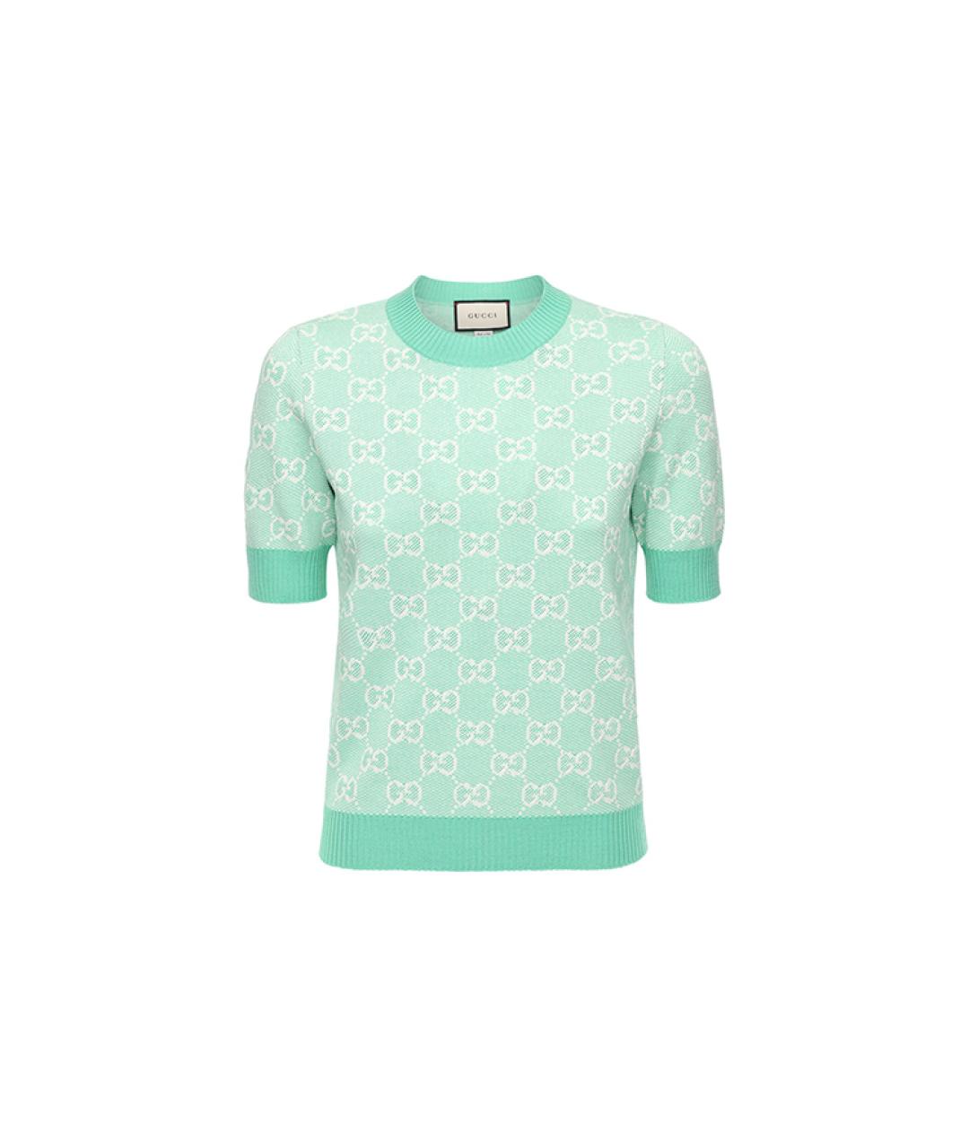 GUCCI Зеленая футболка, фото 3