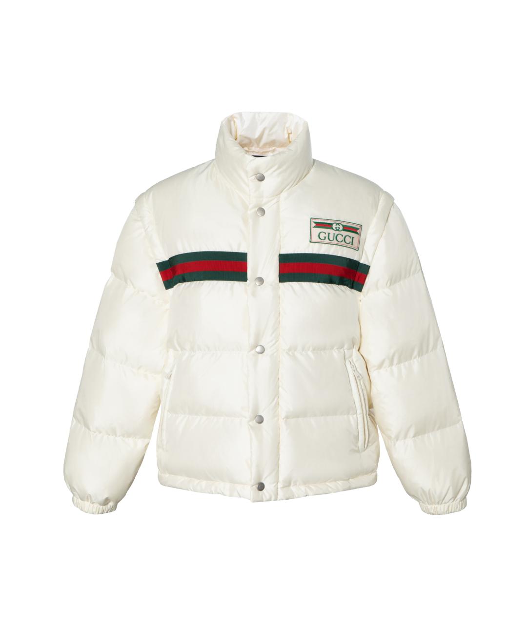 GUCCI Белый пуховик, фото 1