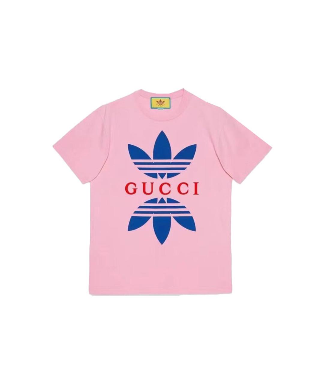 GUCCI Розовая футболка, фото 6