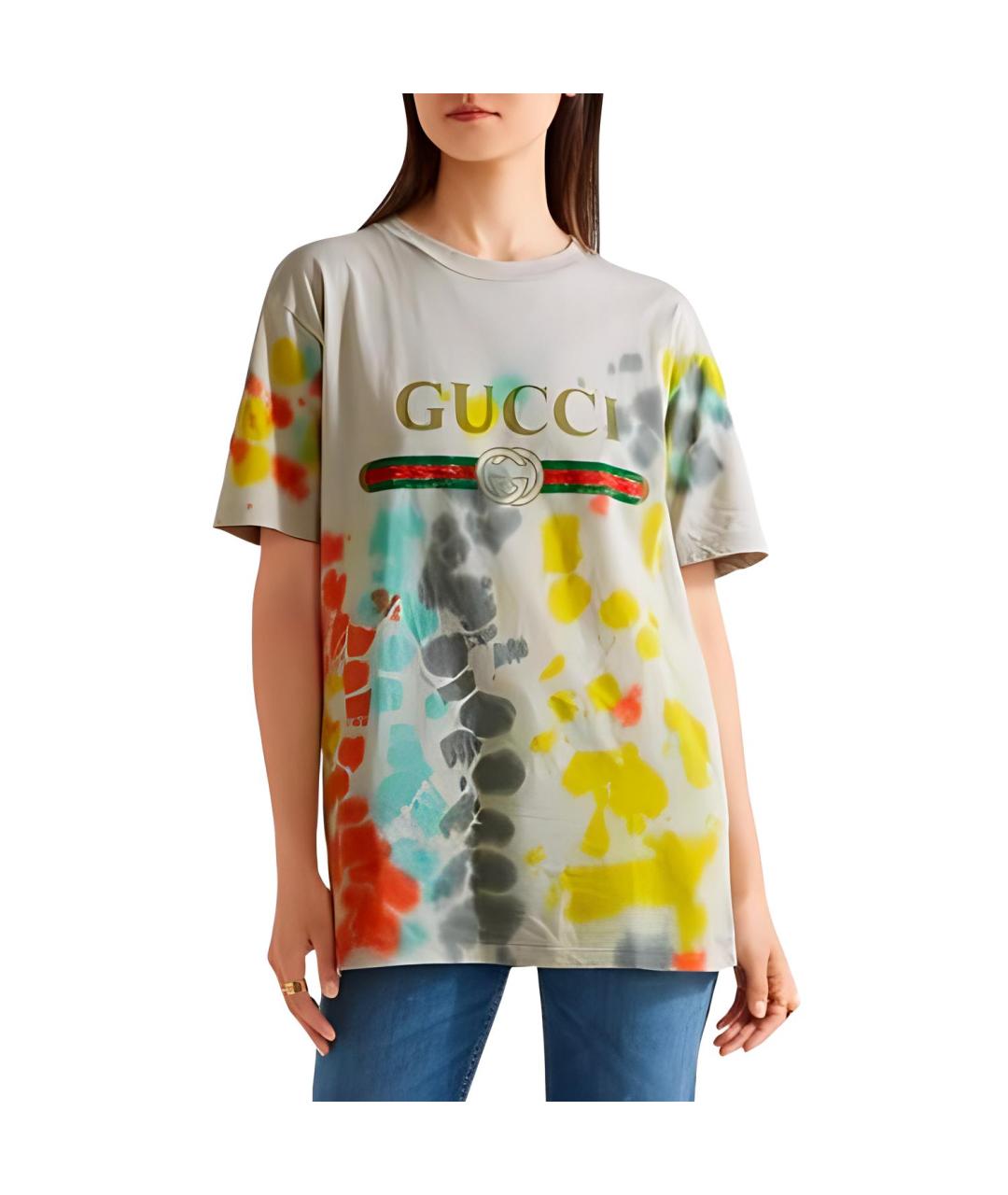 GUCCI Серая футболка, фото 3