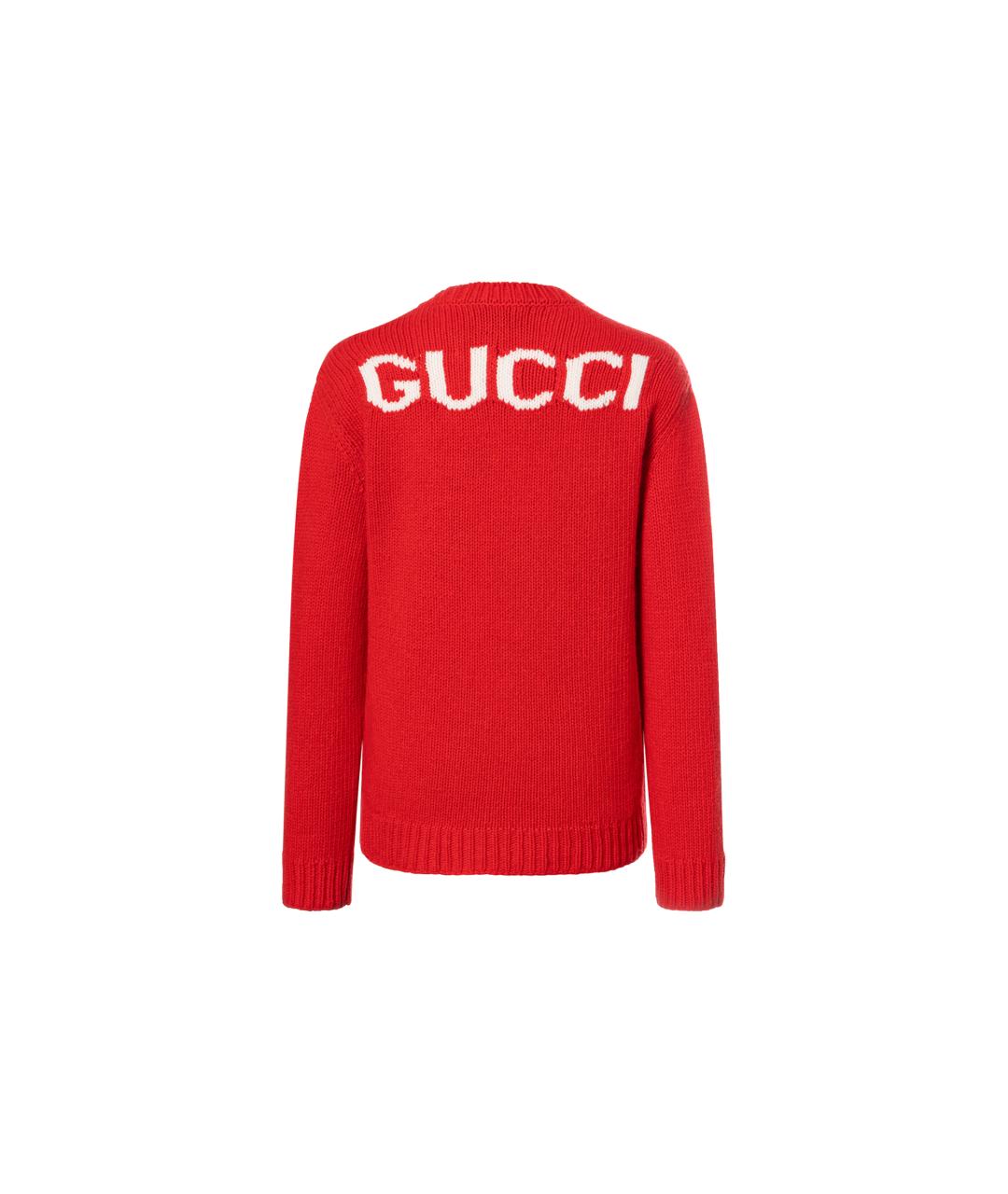 GUCCI Красный джемпер / свитер, фото 2