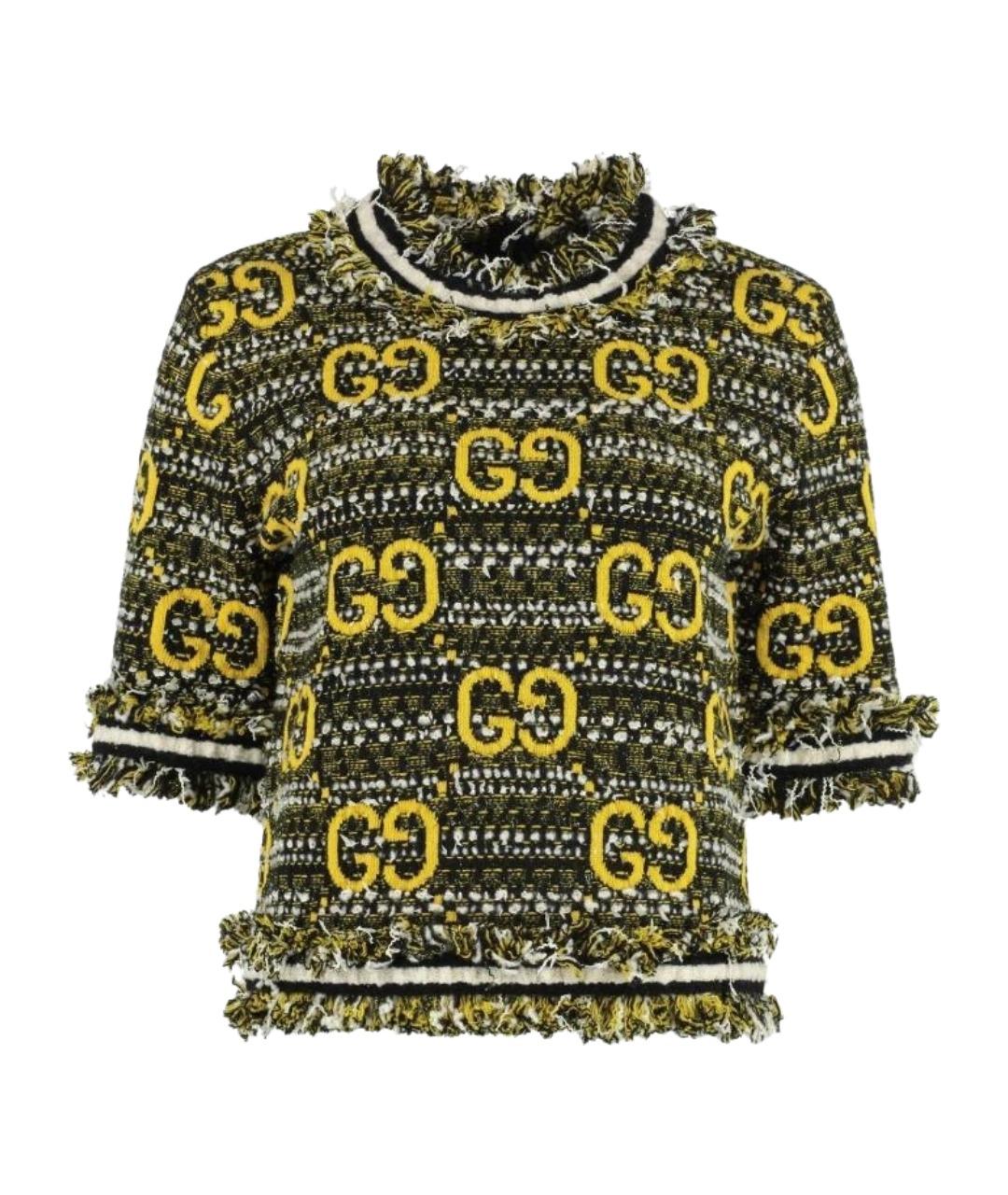 GUCCI Мульти джемпер / свитер, фото 1