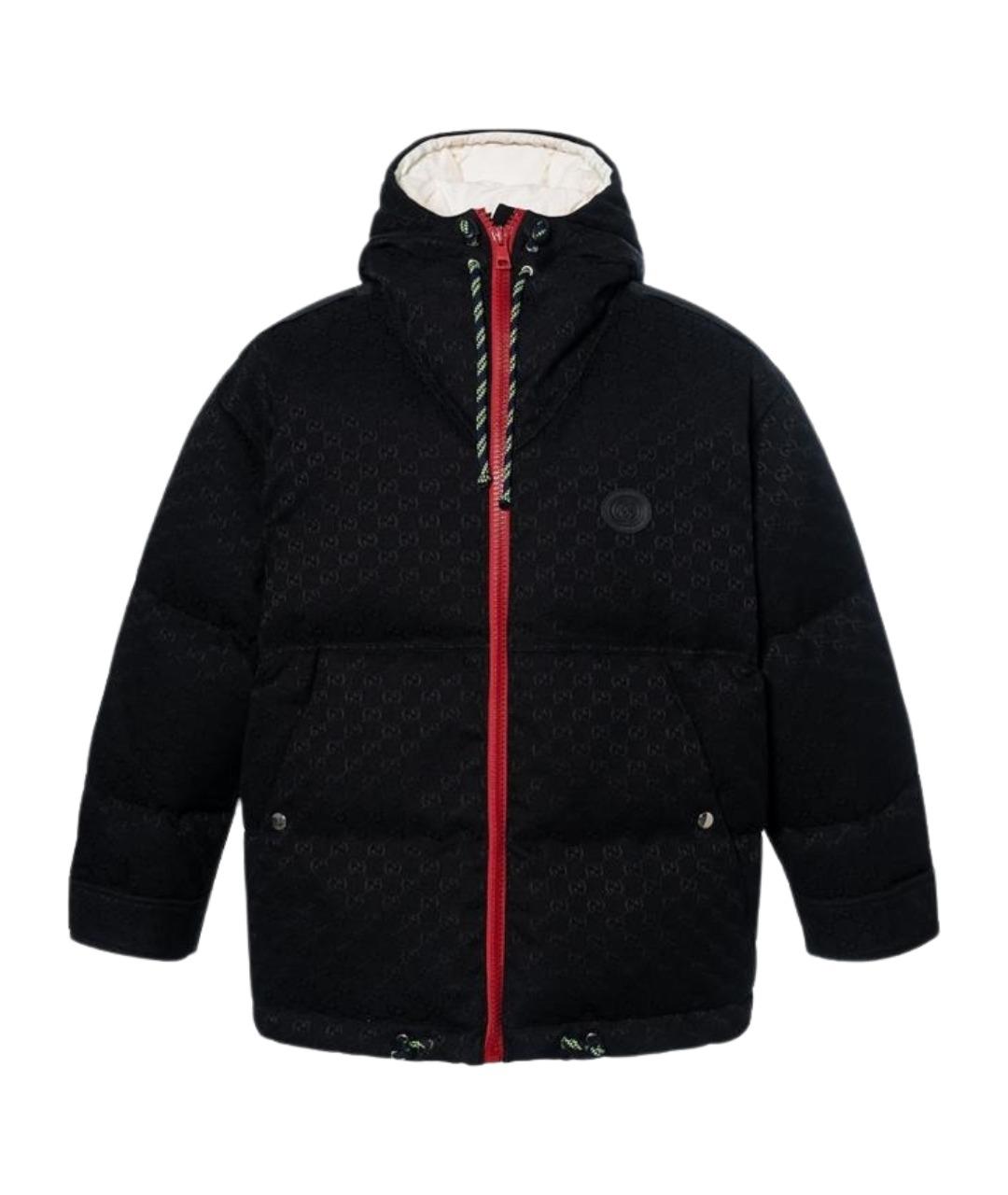 GUCCI Черный пуховик, фото 1
