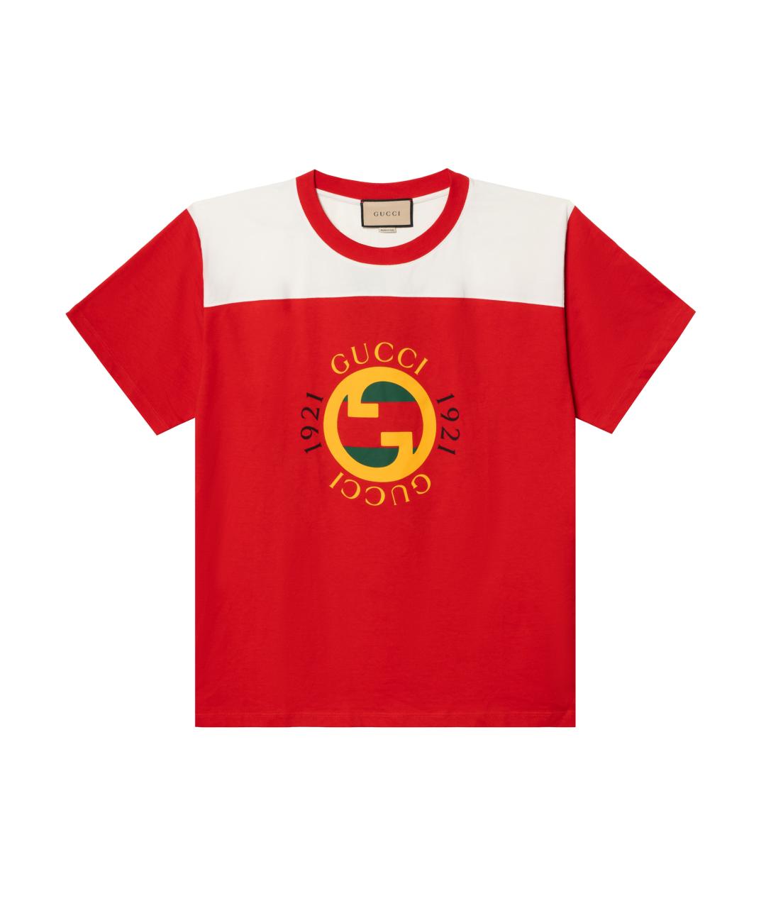 GUCCI Красная футболка, фото 1
