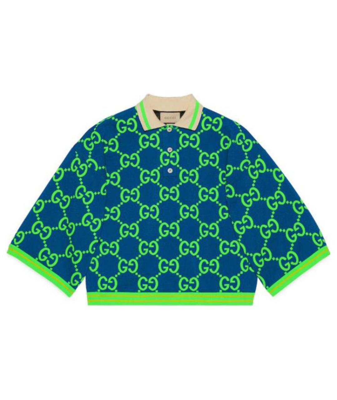 GUCCI Зеленая футболка, фото 1