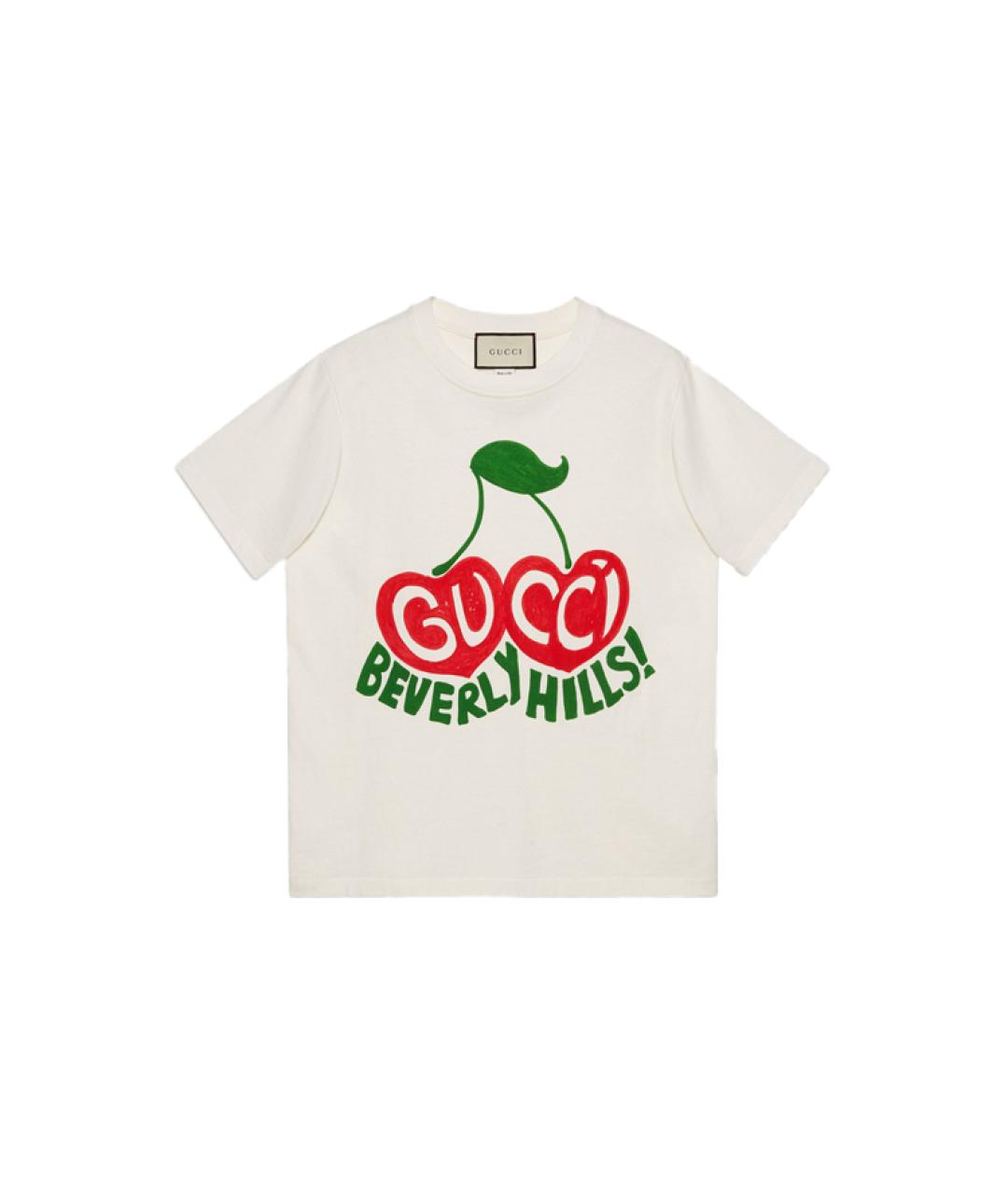 GUCCI Бежевая футболка, фото 3