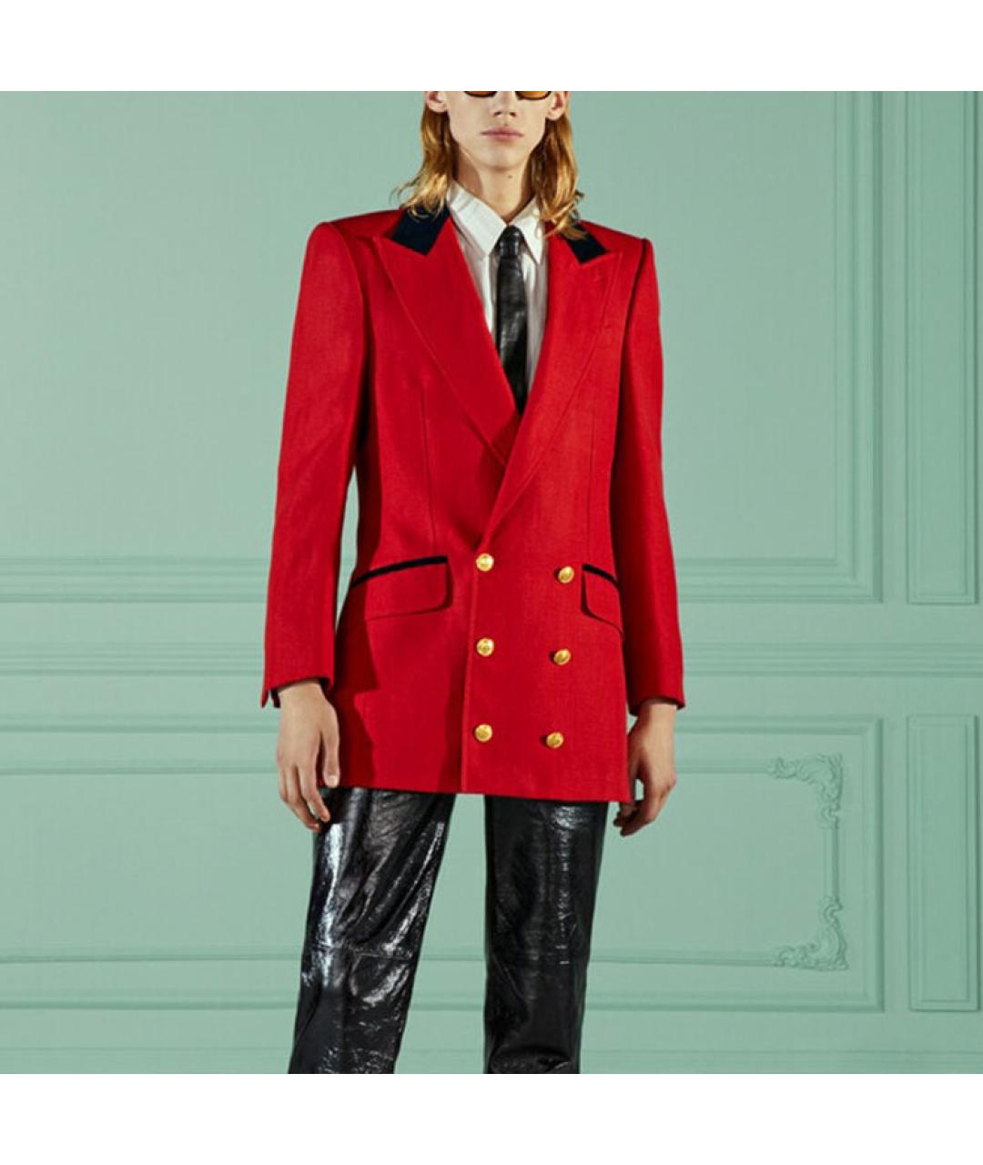 GUCCI Красный пиджак, фото 4