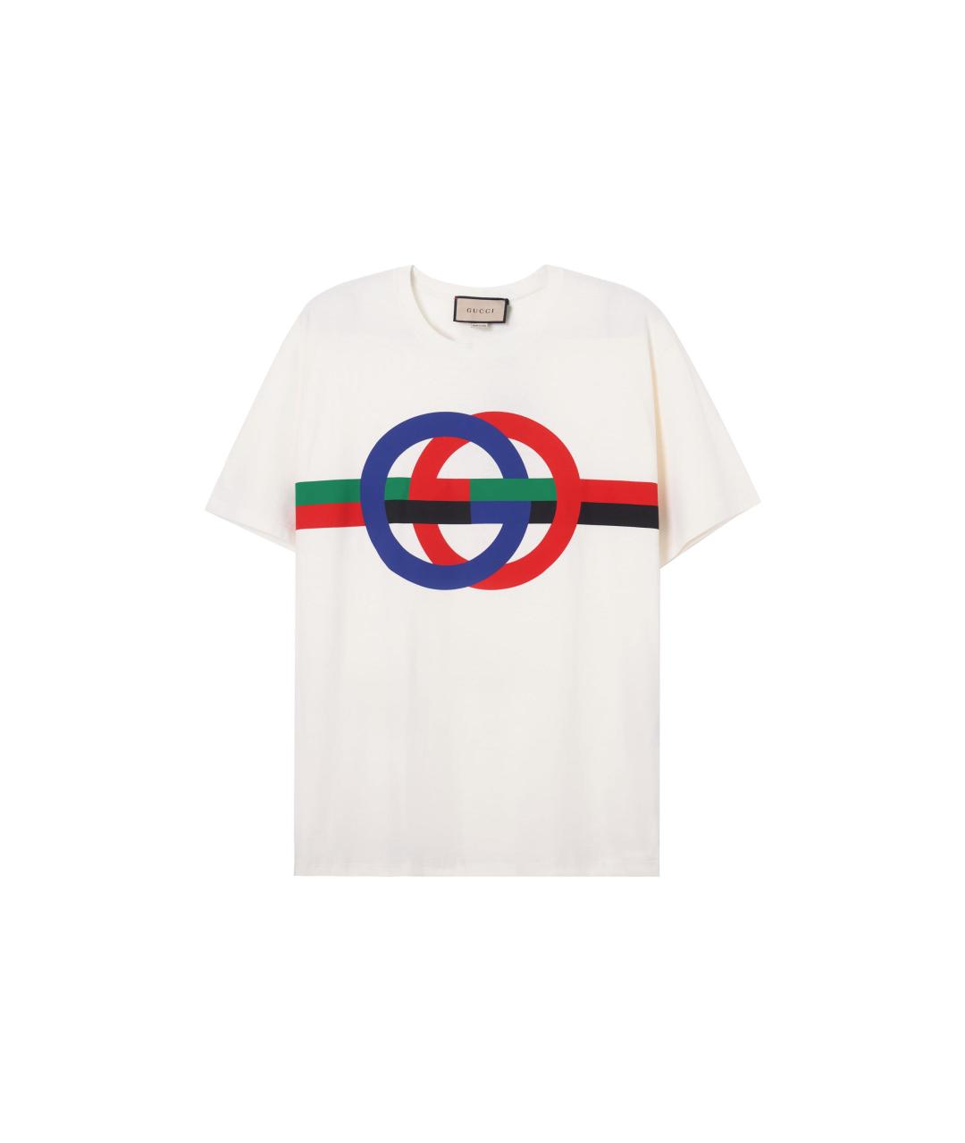 GUCCI Белая футболка, фото 6