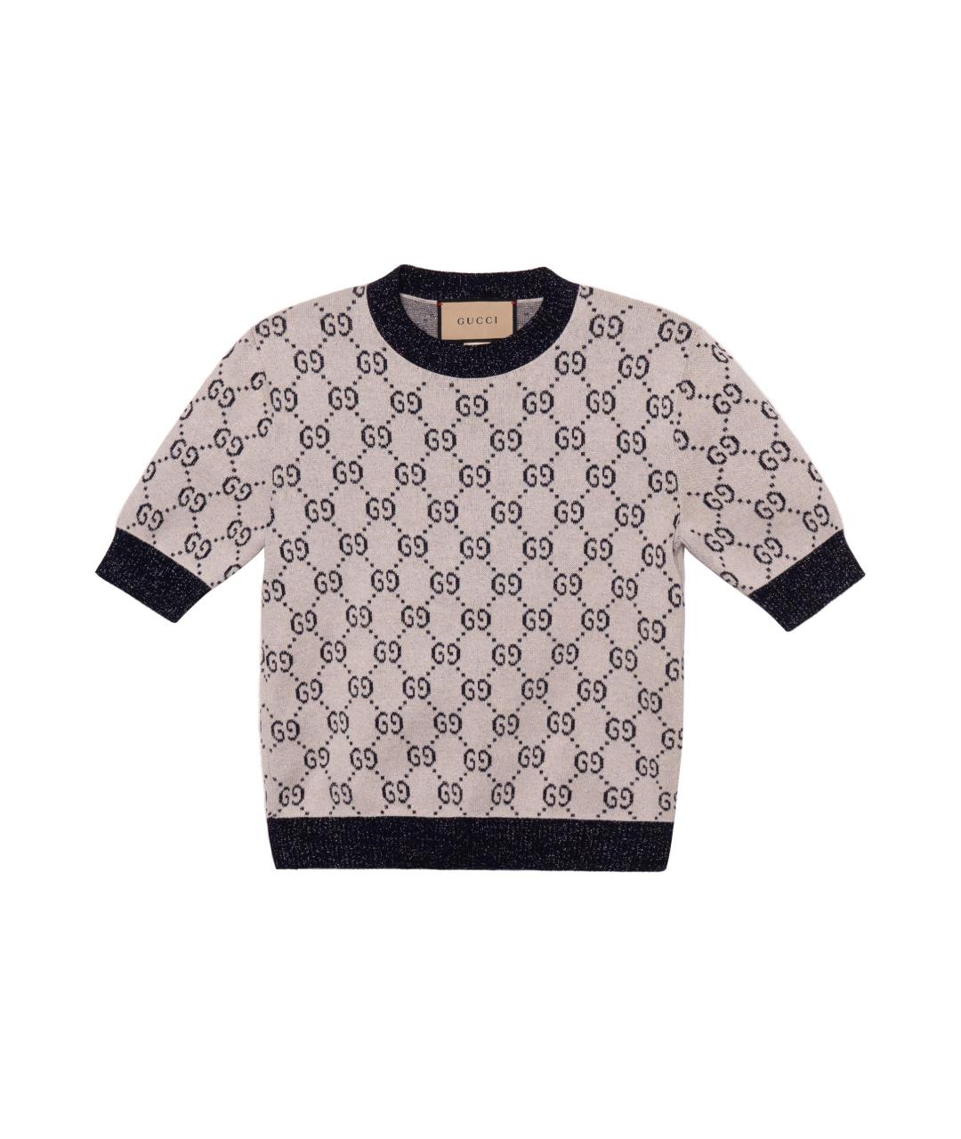 GUCCI Серый джемпер / свитер, фото 6