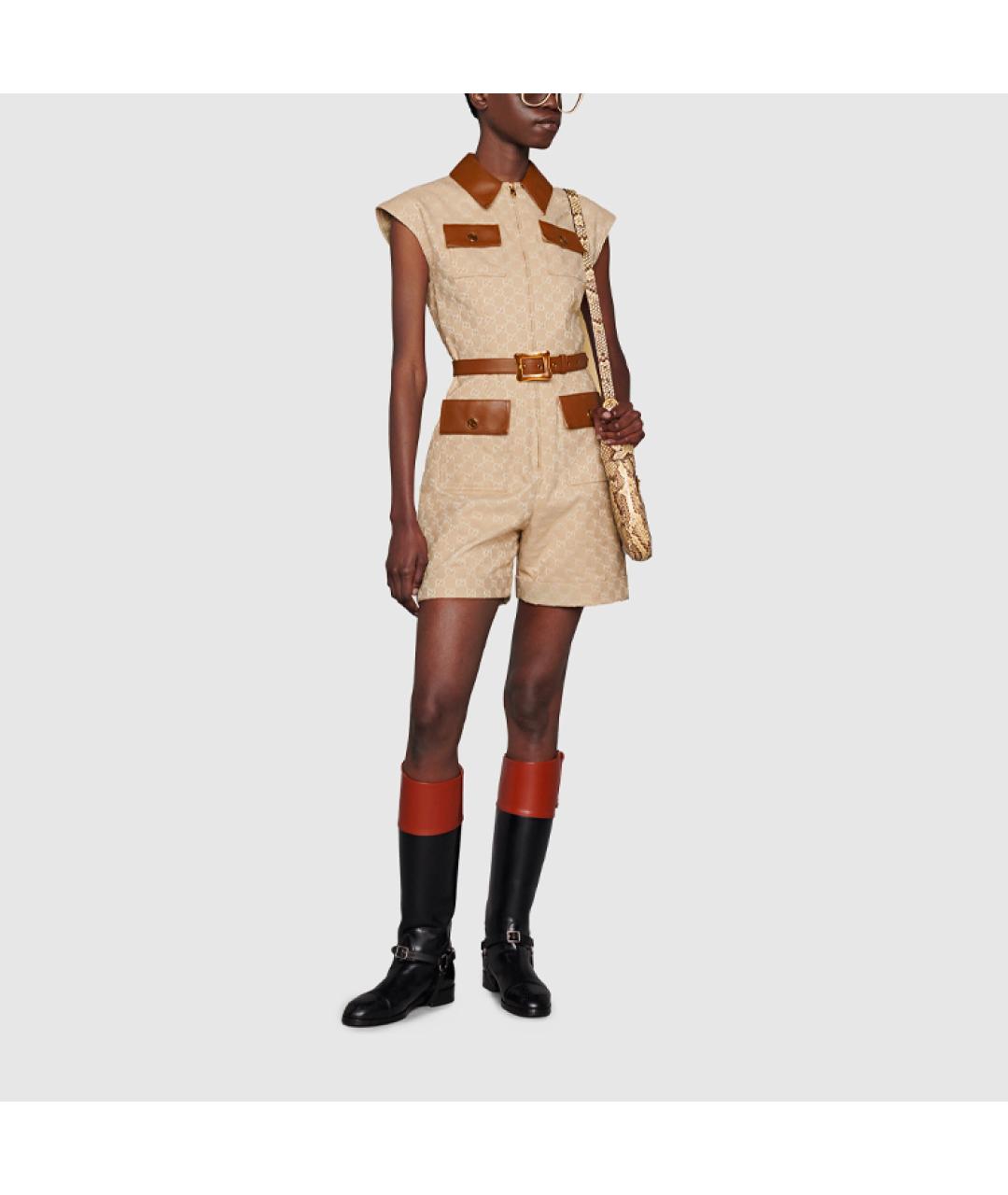 GUCCI Бежевый комбинезон, фото 4
