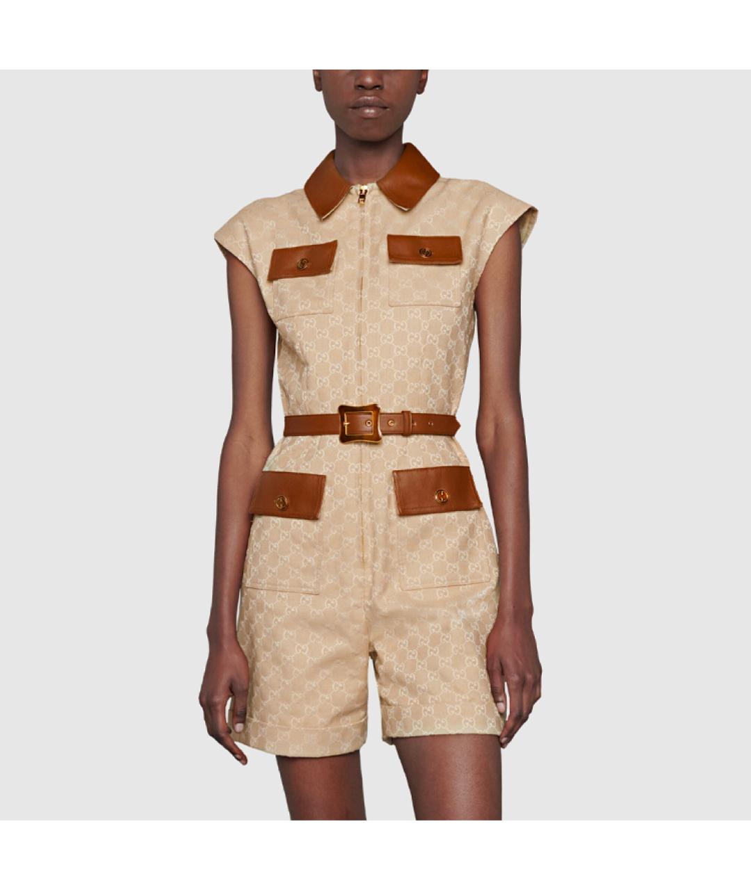 GUCCI Бежевый комбинезон, фото 5